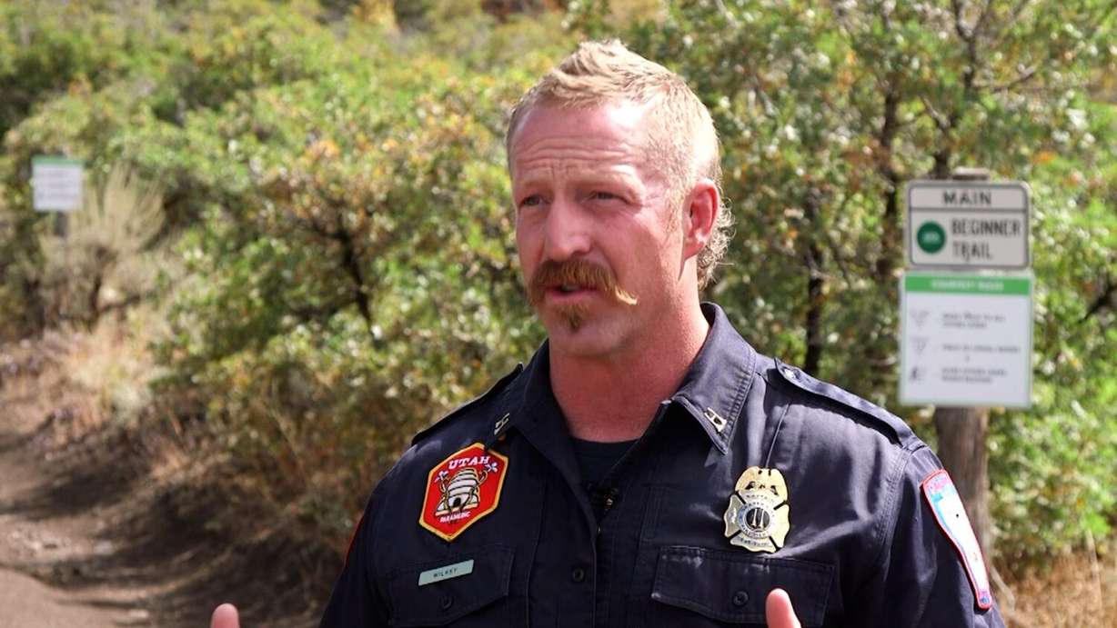 Draper Fire Capt. Kevin Wilkey talks about the What3Words app. For two years now, search and rescue teams have been getting to know certain spots on these trails by name.