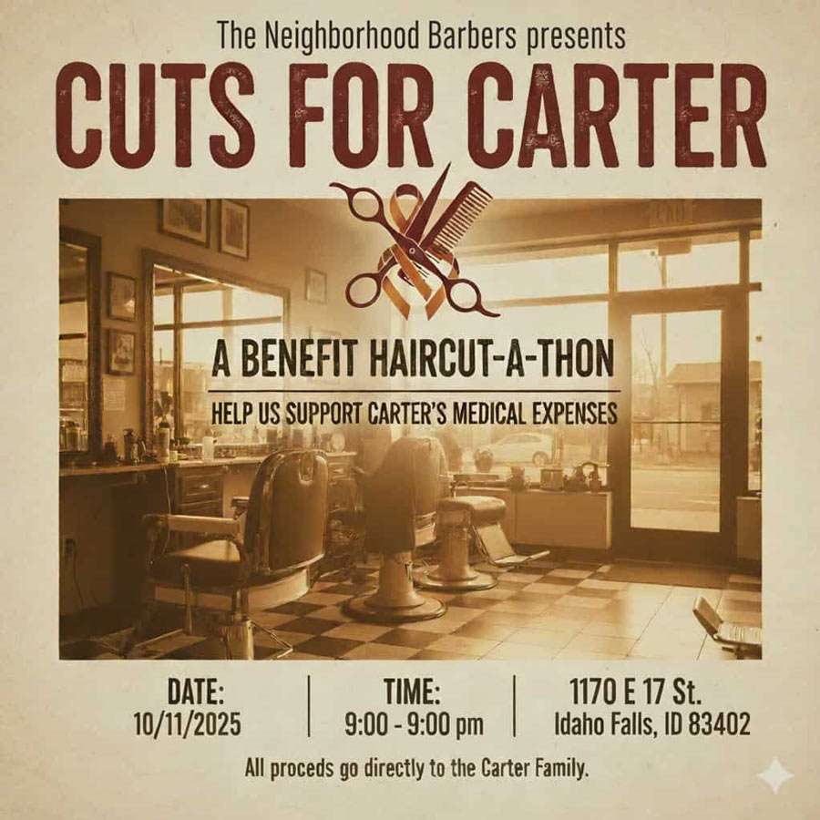 The Cut for Carter fundraiser.