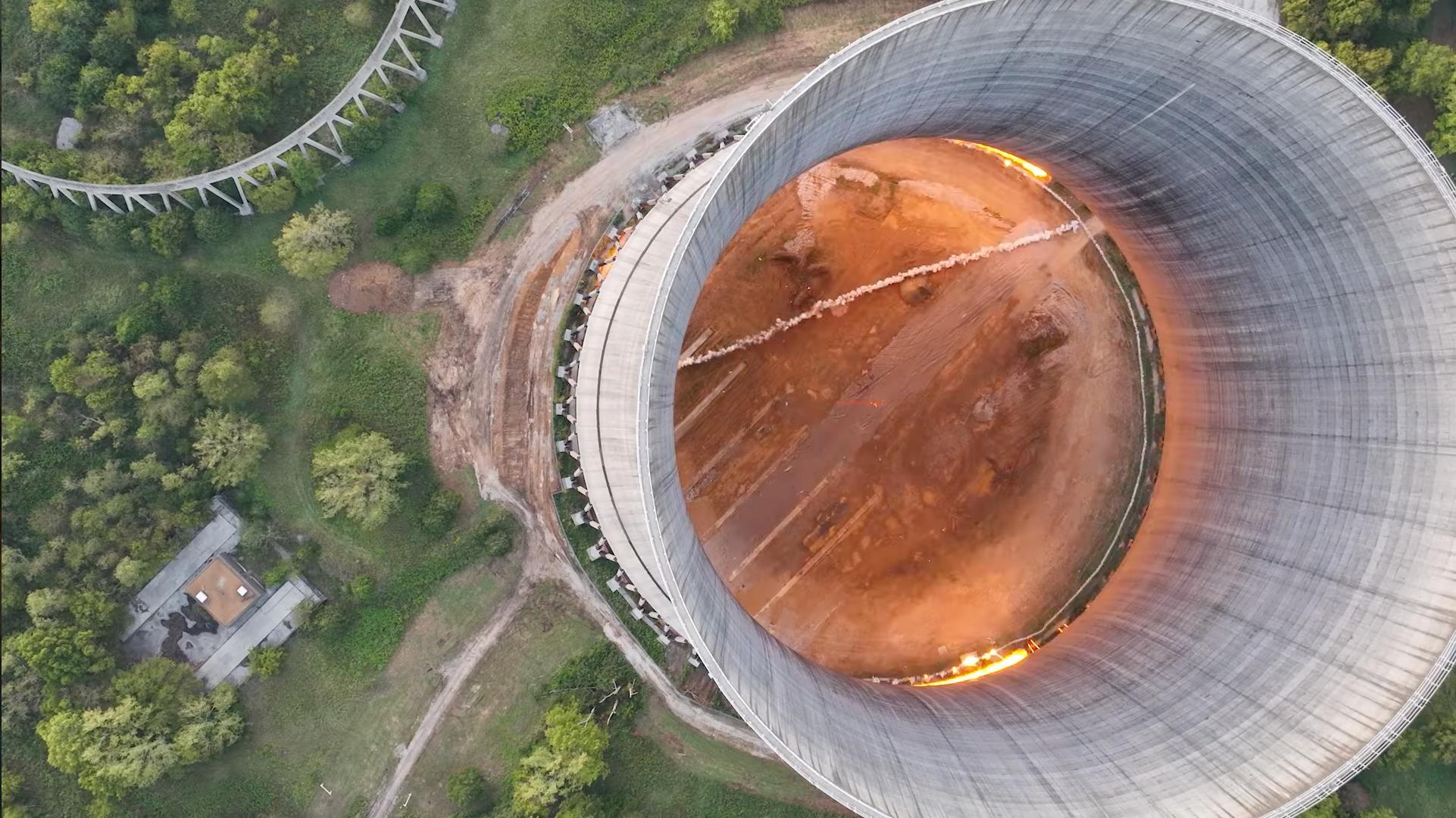 The Tennessee Valley Authority on Sept. 18, imploded a 540-foot-tall cooling tower in Hartsville, Tennessee. The tower was intended to be part of a nuclear power plant that never fully materialized.