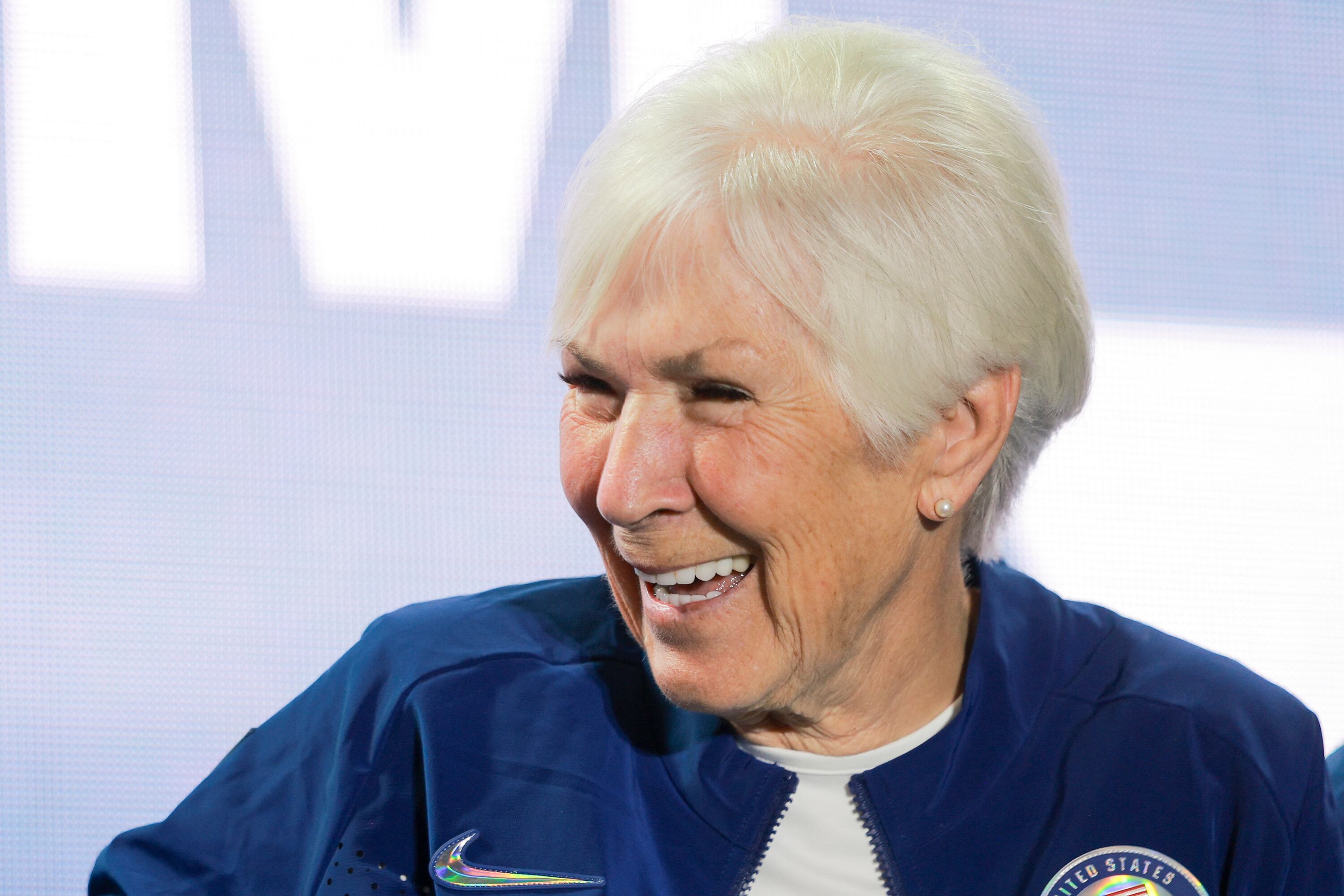 Gail Miller at the Podium34 press conference at the City Centre Building in Salt Lake City on Sept. 8. Three Utah organizations announced on Wednesday they will launch the Gail Miller Utah Impact Fund.