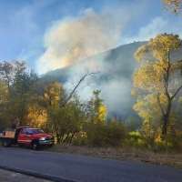 Wildfire leads to evacuations in Hobble Creek Canyon