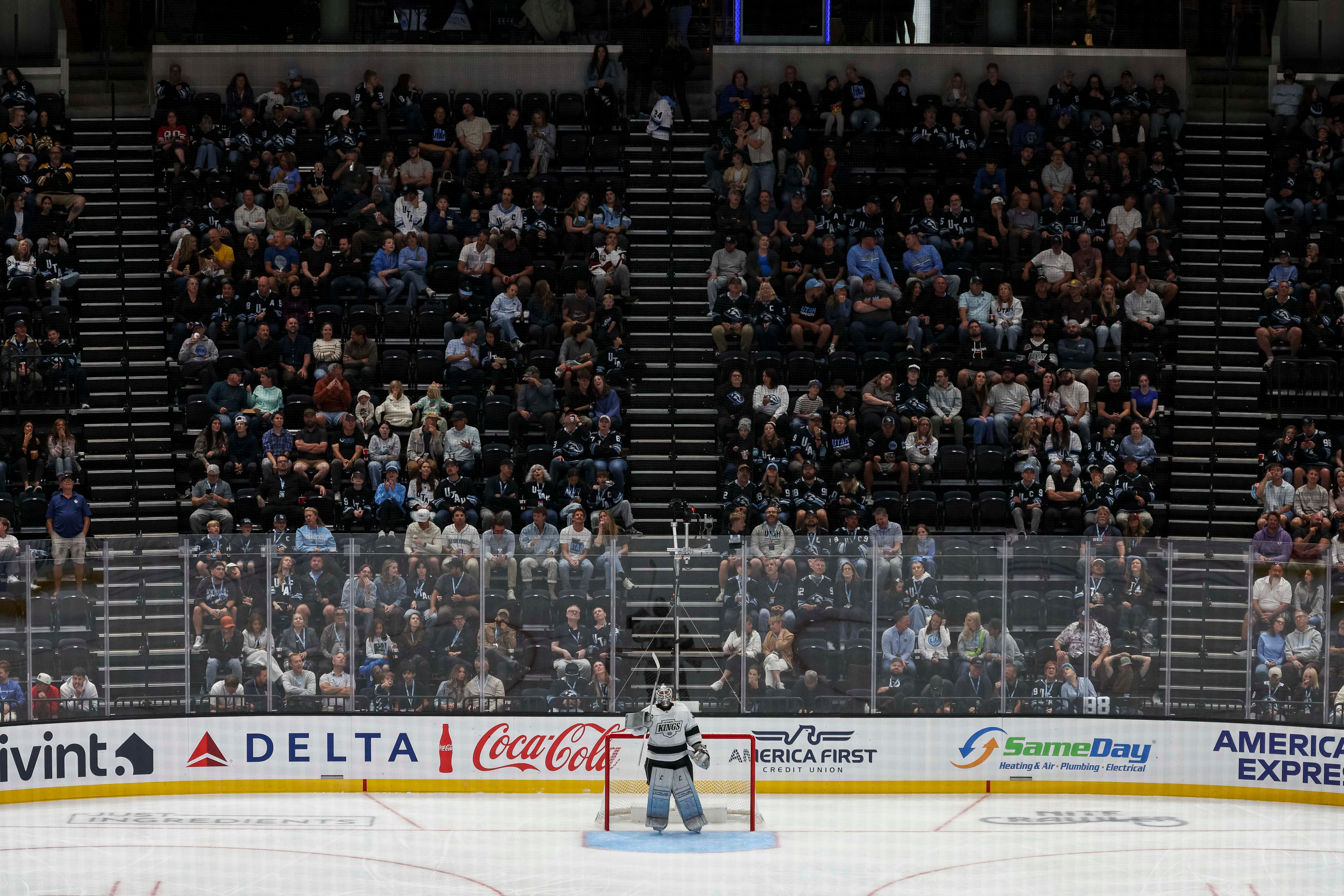 What should the Utah Mammoth call the Delta Center's new 'steepest slope in hockey?'