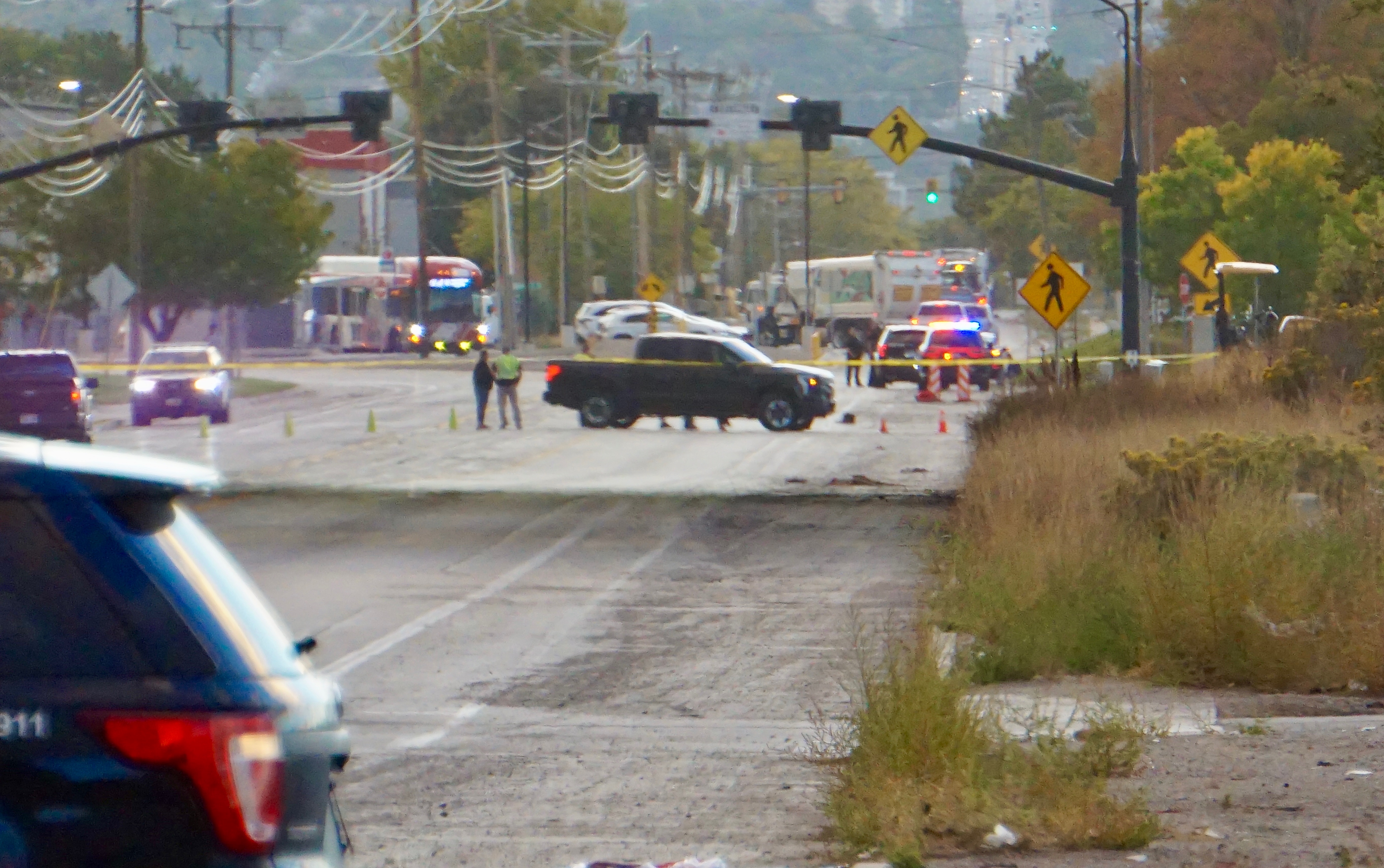 A man was in critical condition after being hit by a car Friday morning in Salt Lake City.