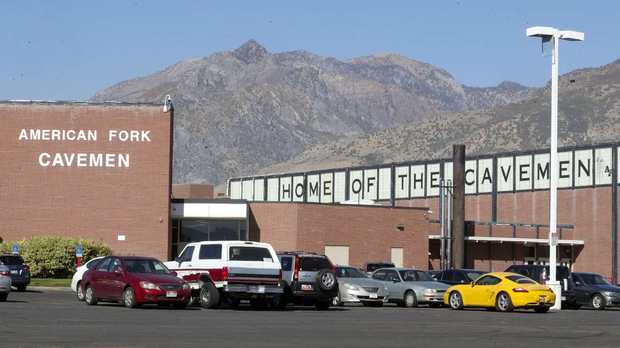 American Fork High School was evacuated Friday due to a bomb threat, but police say they don't believe the threat was credible.