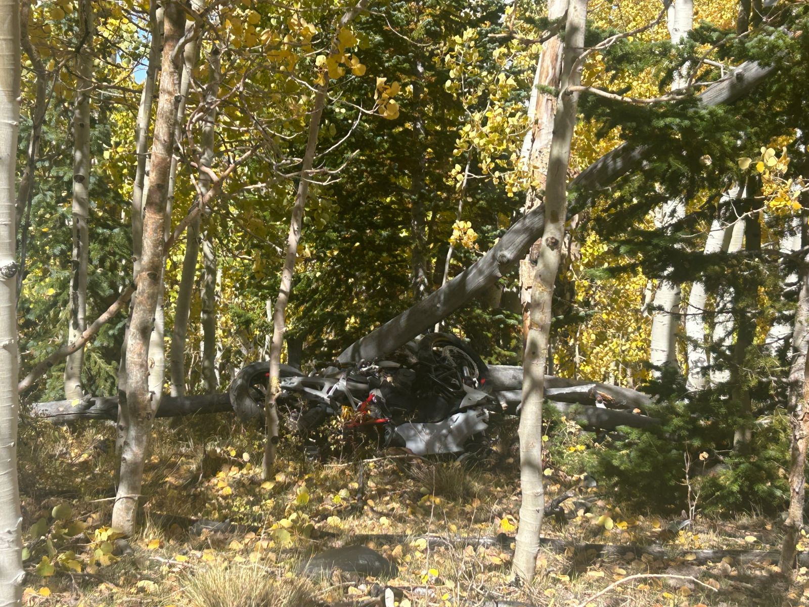 A man died from his injuries after crashing his motorcycle and rolling in Garfield County on Thursday.