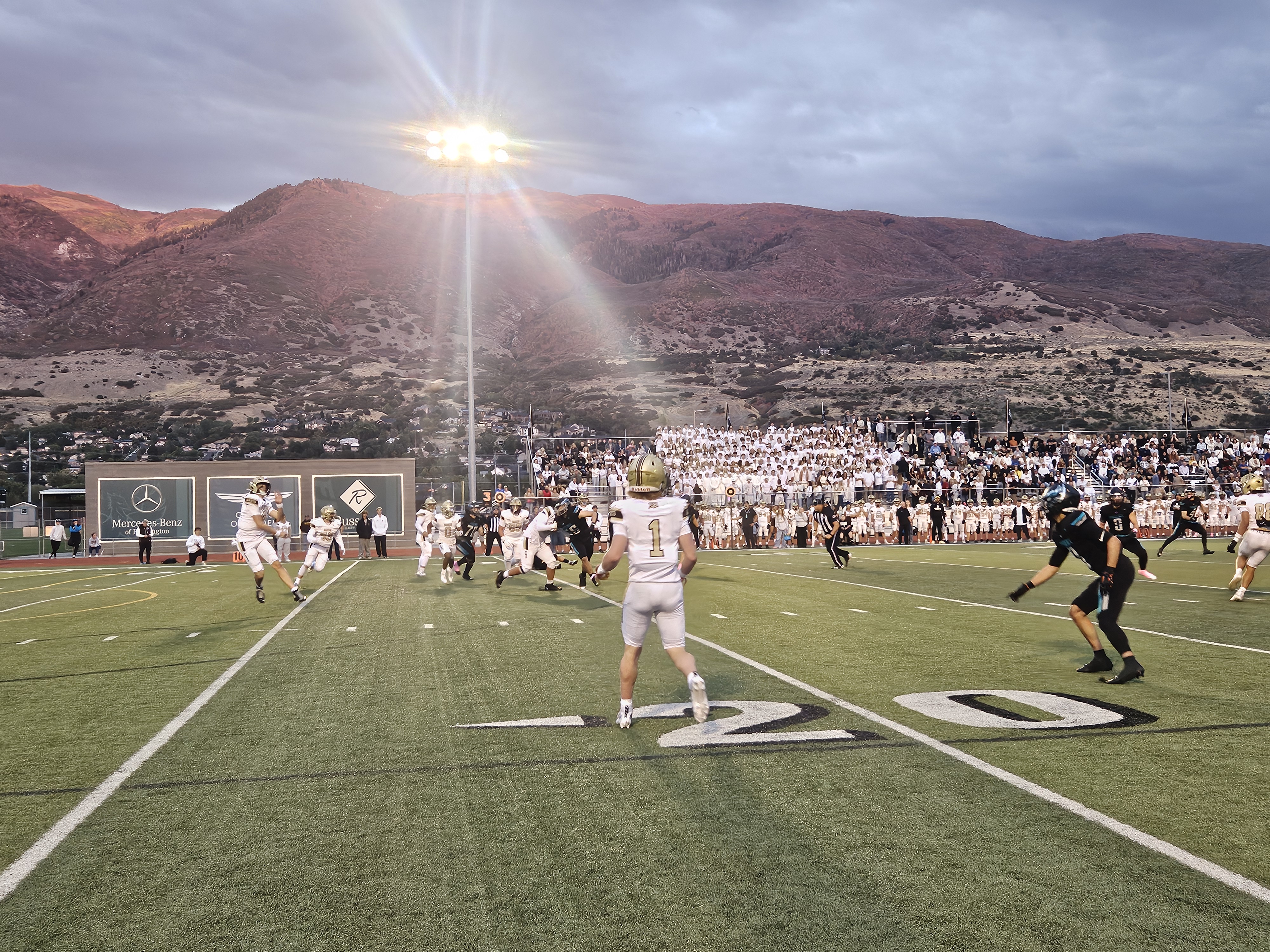 Davis, Farmington game postponed due to lightning delays, will resume Saturday