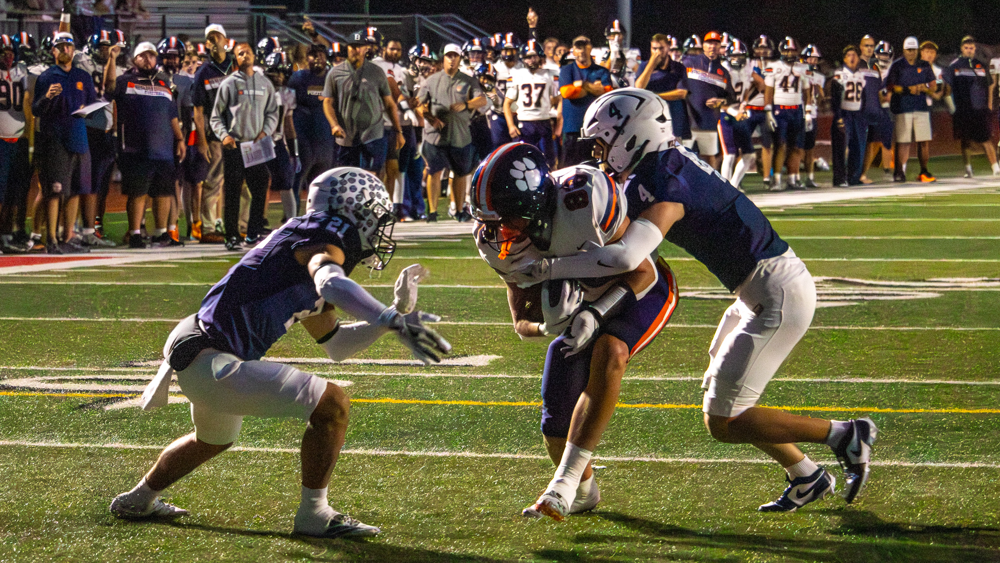 Brighton outlasts comeback attempt, lightning delays for 28-21 win over Woods Cross