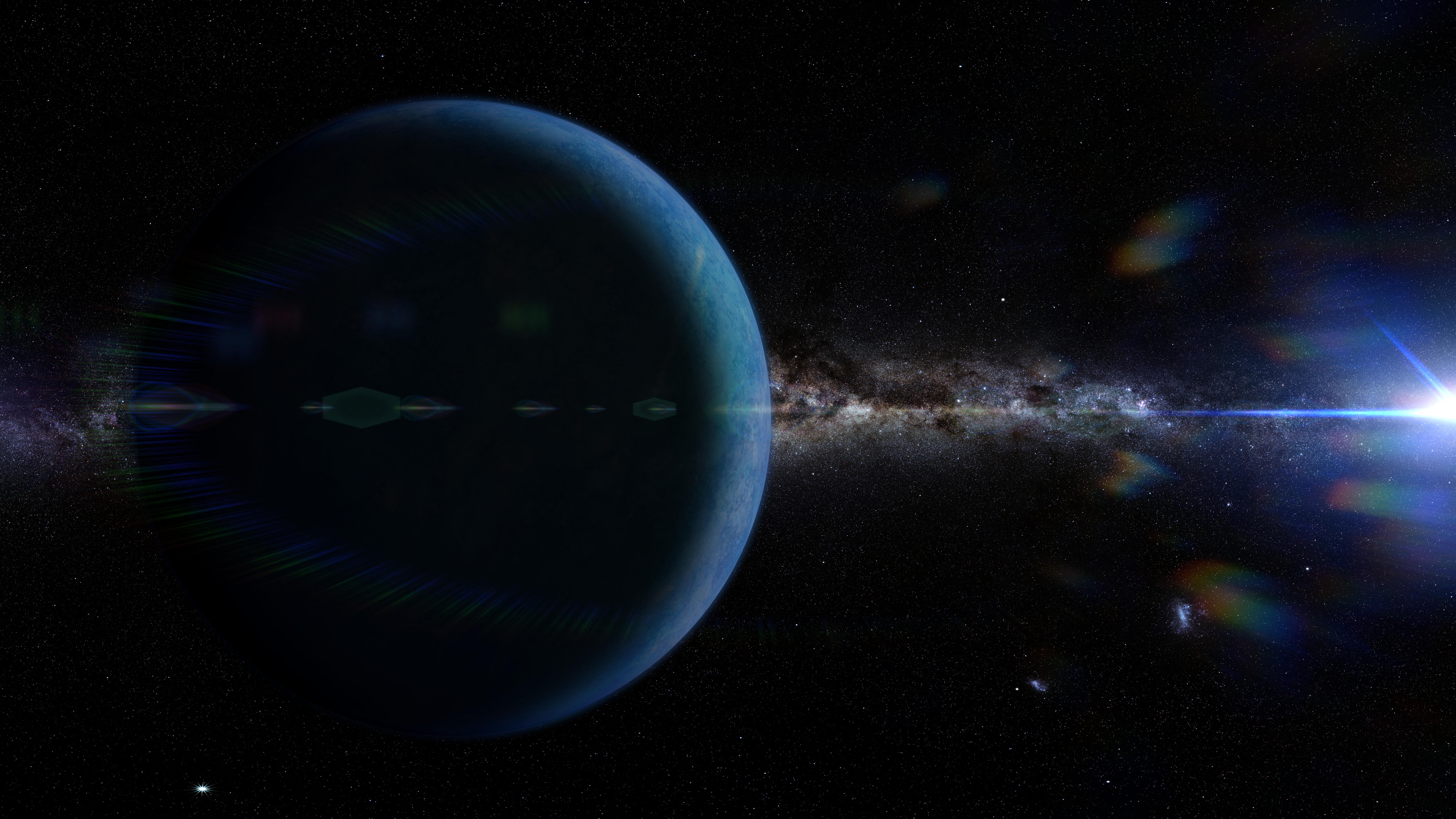 The hypothetical Planet Nine in this 3D illustration. The hypothetical planet was discovered in 2016, leading to road to a possible discovery of Planet Y.