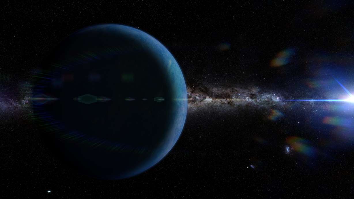 The hypothetical Planet Nine in this 3D illustration. The hypothetical planet was discovered in 2016, leading to road to a possible discovery of Planet Y.