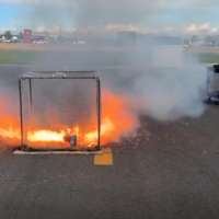 Here's what happens when a lithium ion battery explodes