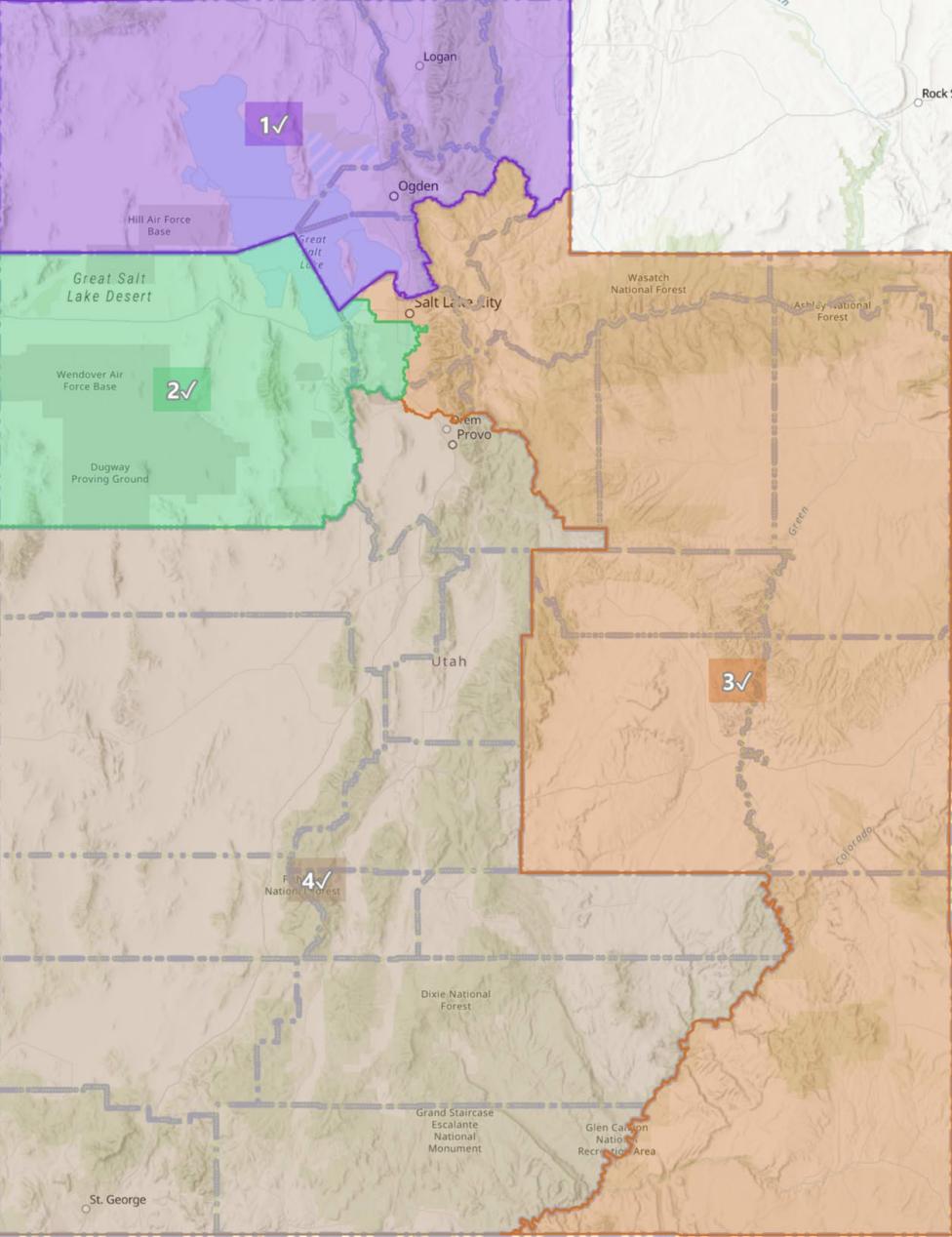 The Utah Legislative Redistricting Committee recommended "Option C" ahead of a special session to pick new congressional maps on Monday.
