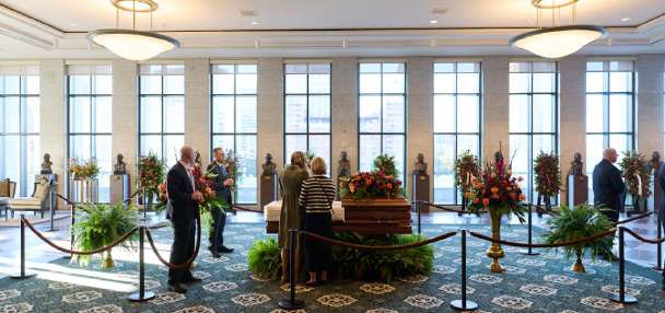 'A moment with him': Thousands pay respects to President Russell M. Nelson in public viewing