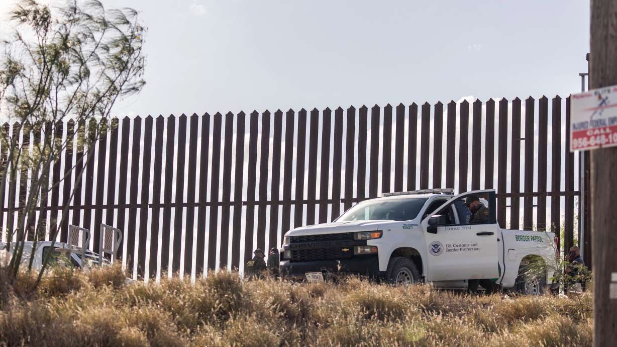 U.S.-Mexico border apprehensions have plummeted under President Donald Trump, who has focused on border security. A U.S. Border Patrol agent is pictured along the border in McAllen, Texas, on June 17, 2024.