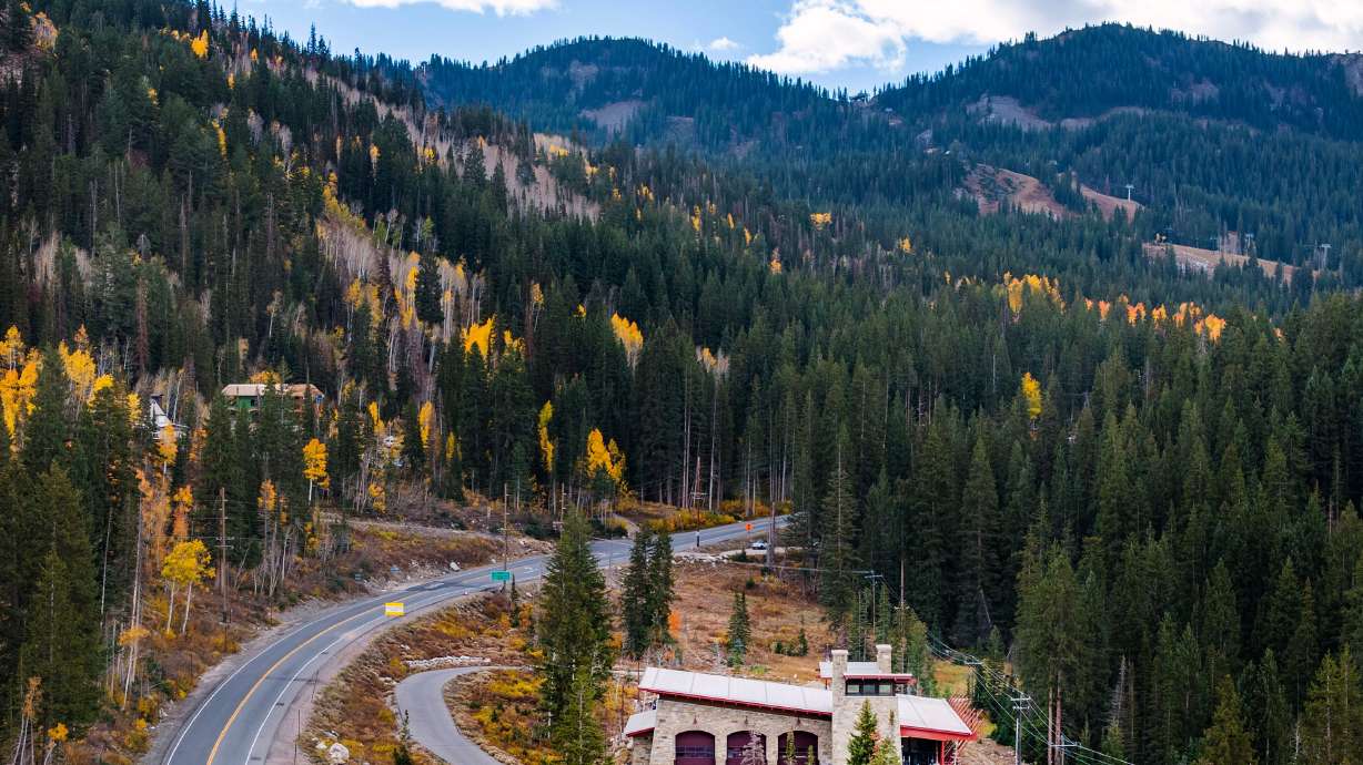 Unified Fire Authority Station 108 is pictured in Big Cottonwood Canyon on Friday. Big and Little Cottonwood and Millcreek canyons in Salt Lake County span roughly 80,000 acres.