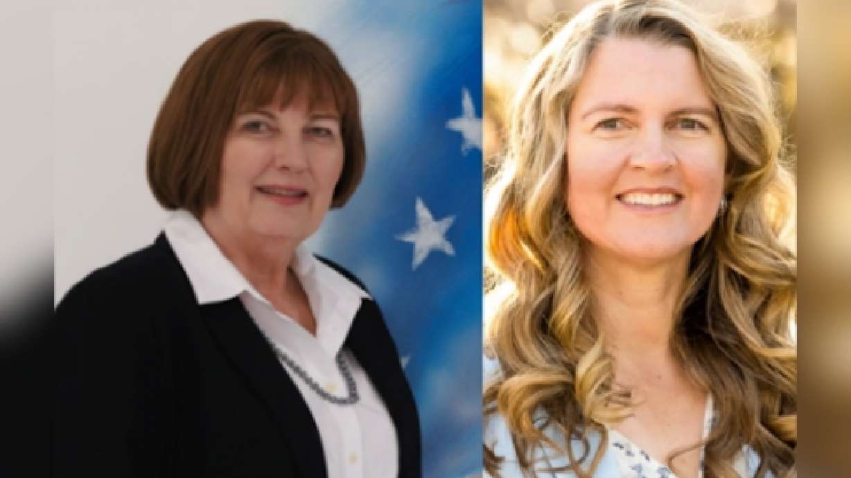 Riverton City Councilwoman Tish Buroker, left, and Councilwoman Tawnee McCay are seeking to replace Mayor Trent Staggs in the municipal election on Nov. 4.