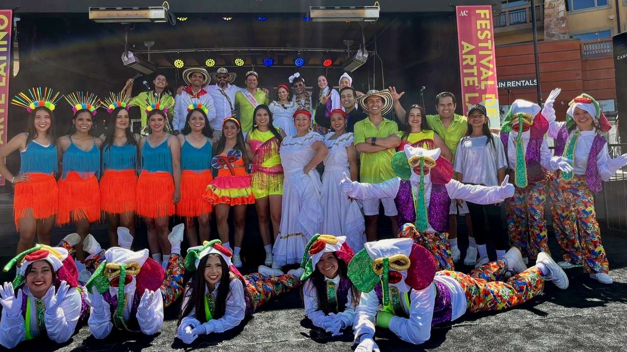 Dancers from Carnaval de Barranquilla en Utah, composed of Colombians now living in Utah, will take part in the Hispanic Day Parade in New York on Sunday, Oct. 12.