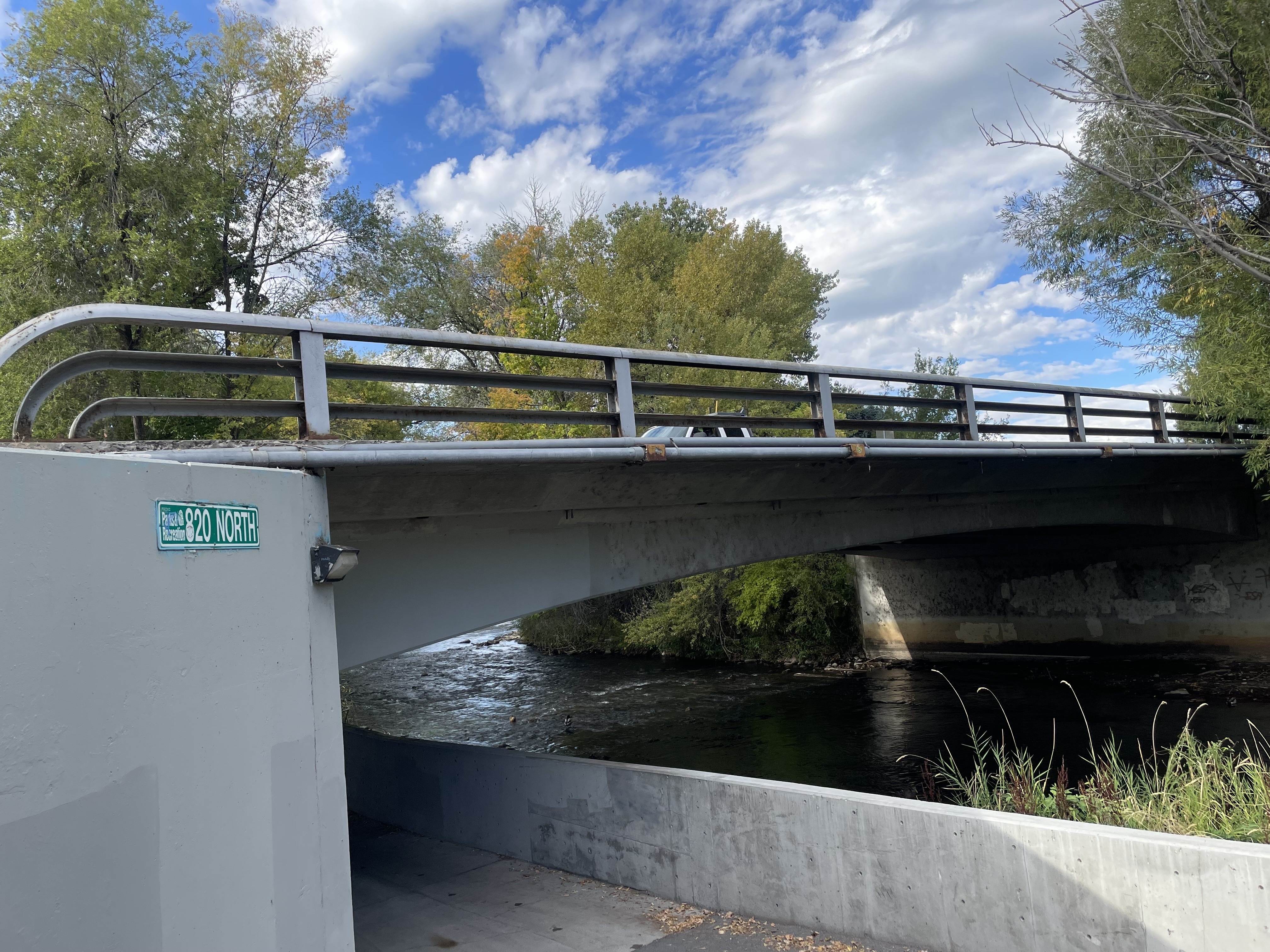 The aging bridge at 820 North and 850 West in Provo is shown on Thursday. Construction work to rebuild and widen the bridge will begin in early November.