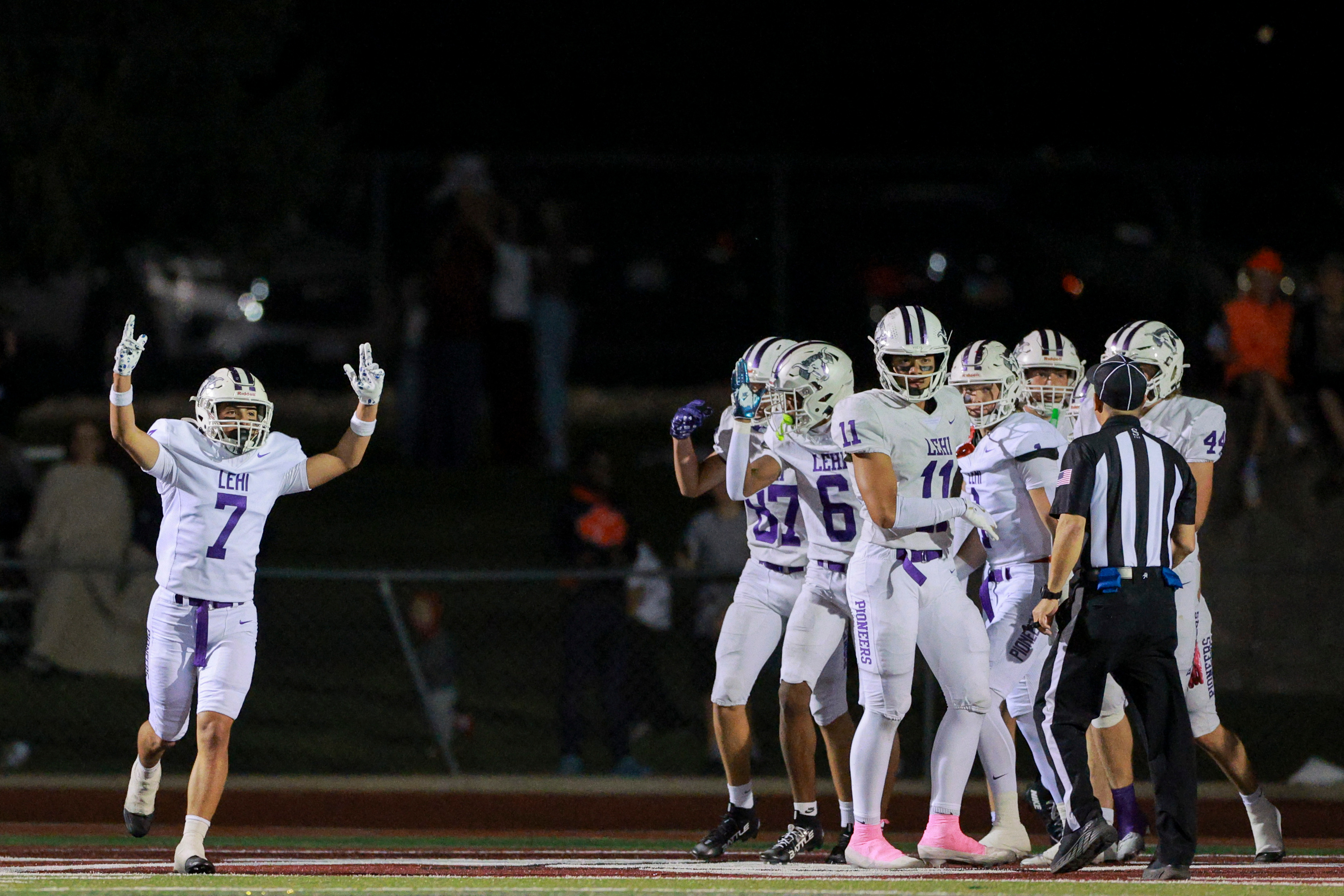 Lehi stuns Lone Peak behind dominant defense and Legend Glasker's spark