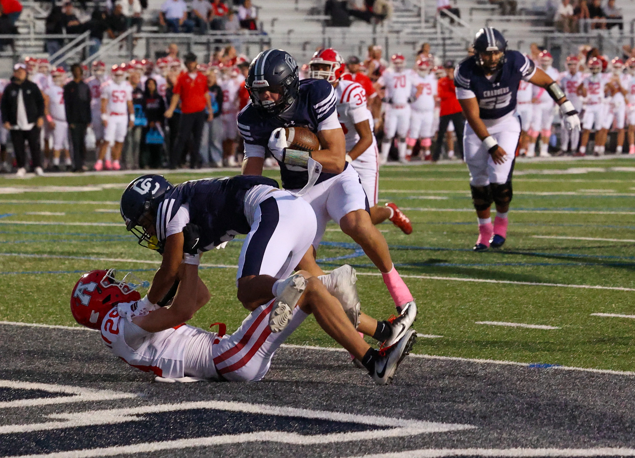 Corner Canyon pulls away from American Fork in rainy matchup