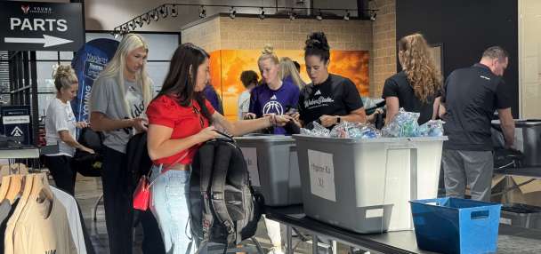Volunteer effort provides essential needs for hundreds of homeless teens