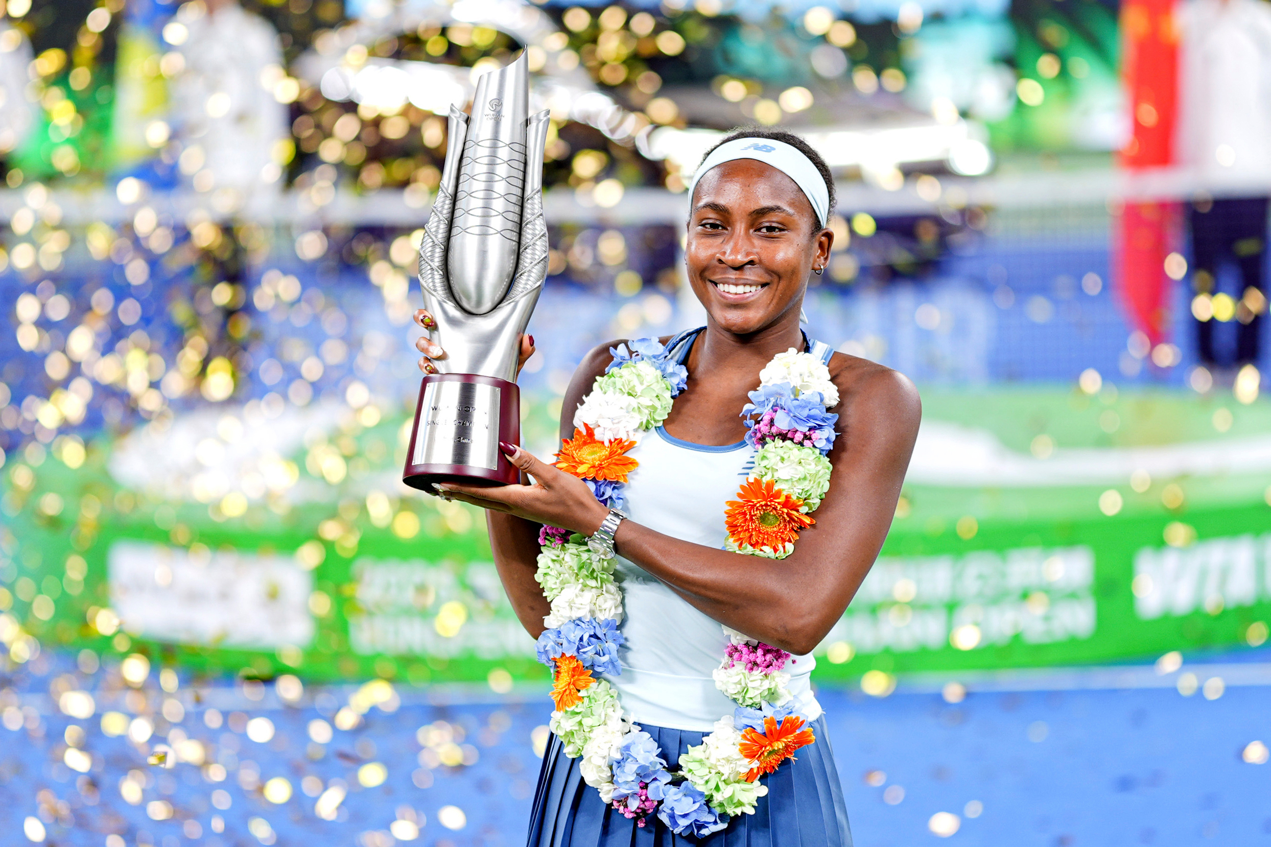Coco Gauff beats Jessica Pegula to win the Wuhan Open in an all-American final