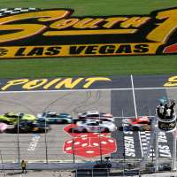 Denny Hamlin charges to emotional 60th Cup win at Las Vegas, secures spot in NASCAR finale