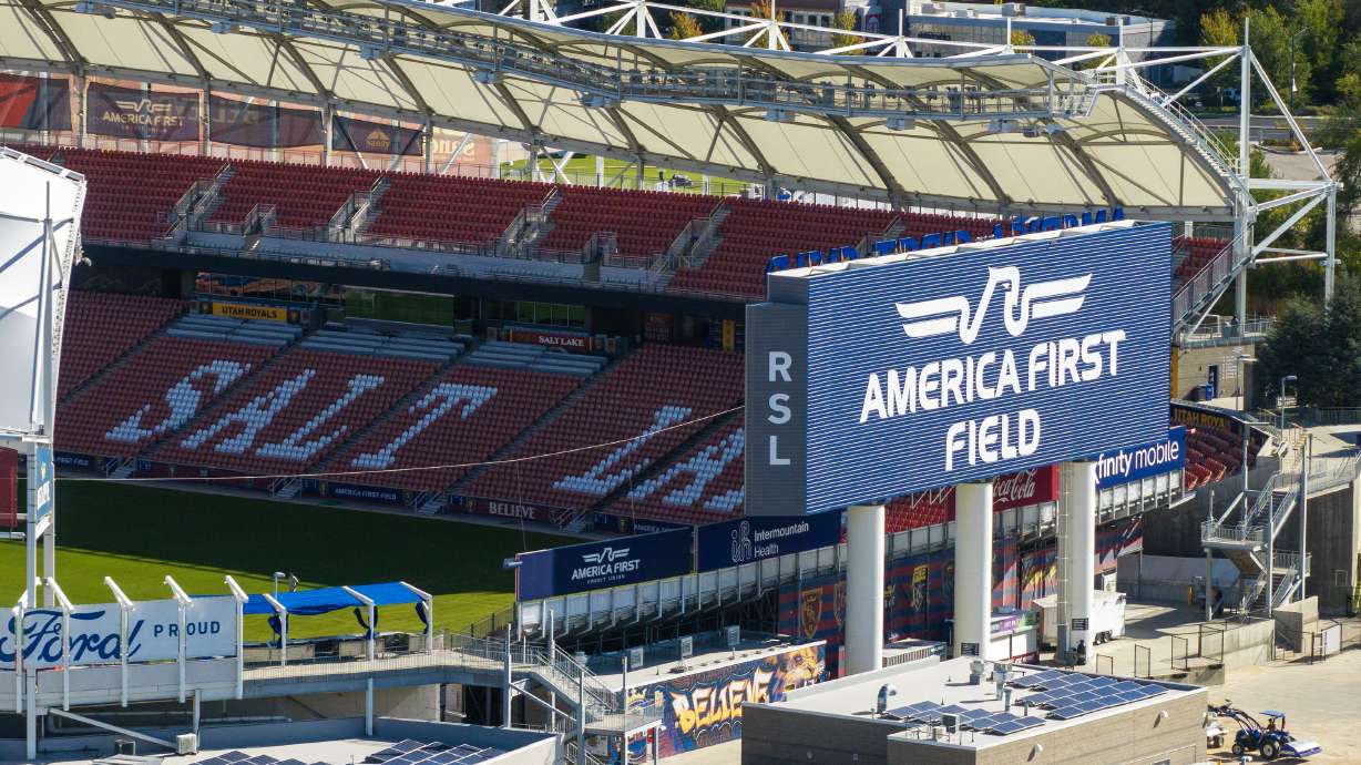 A Texas man is facing felony charges accusing him of breaking into America First Field in Sandy after hours, breaking into a refrigerator and then stealing a Diet Coke.
