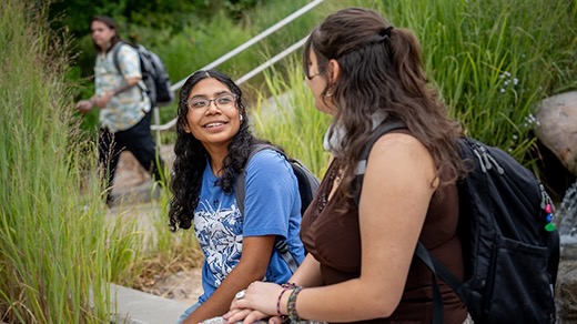 Weber State University announced Oct. 10 that it had sent out automatic admission notices to some 10,000 high school seniors in Weber, Davis and Morgan counties. The Aug. 25 photo shows students at the school's Ogden campus.
