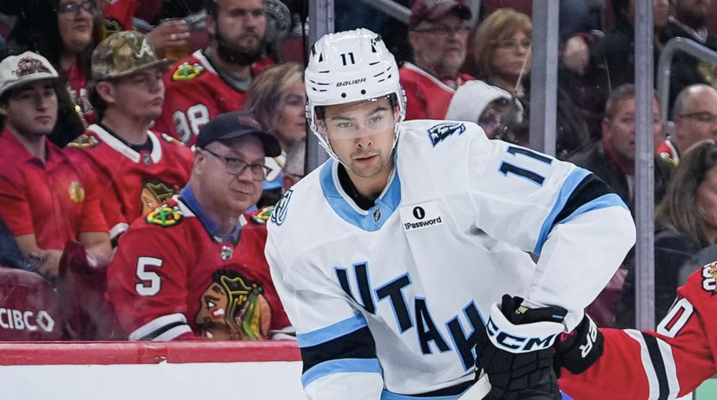 Frank Nazar scores OT power-play goal as Blackhawks beat Utah Mammoth 3-2