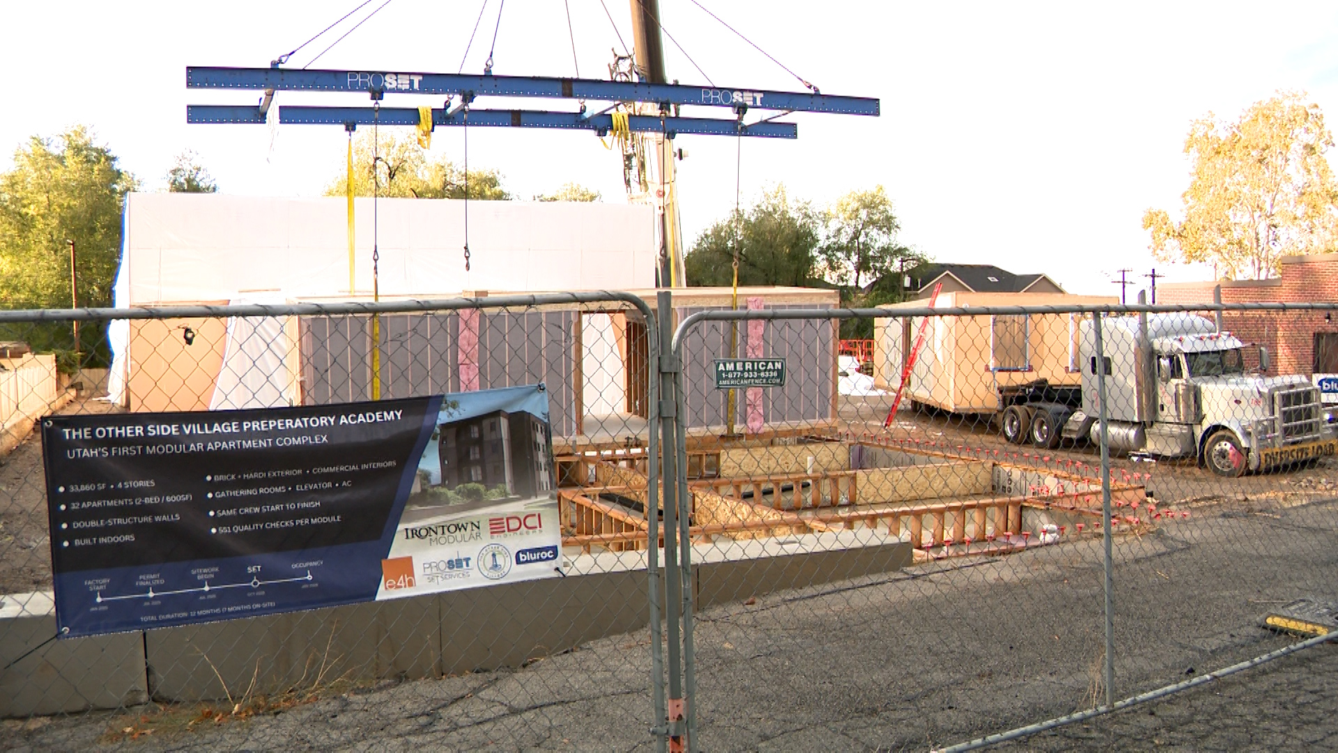 Ground broken for Utah's first modular apartment complex designed to help the homeless