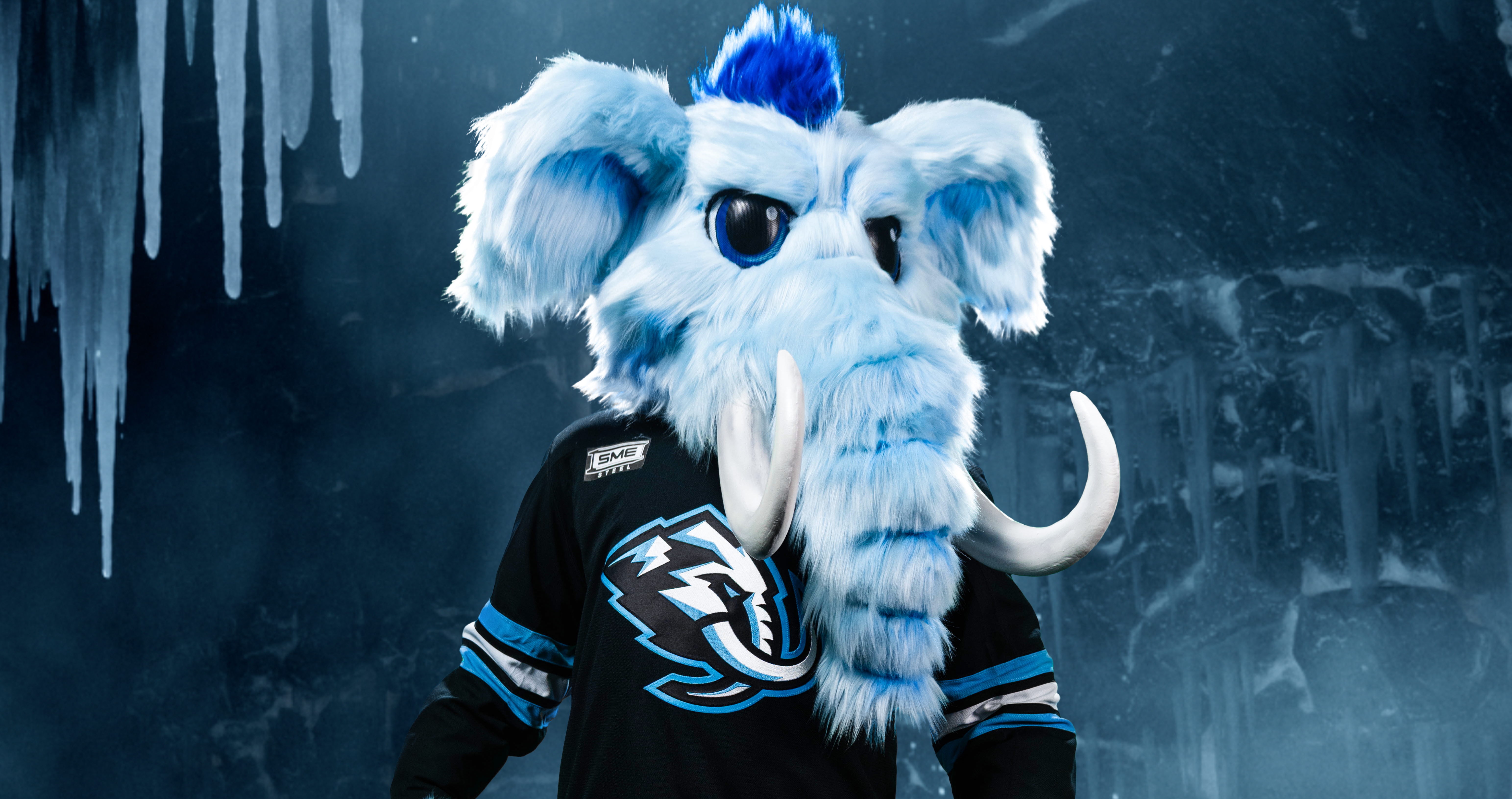 Tusky the Mountain Blue mammoth revealed as Utah Mammoth mascot