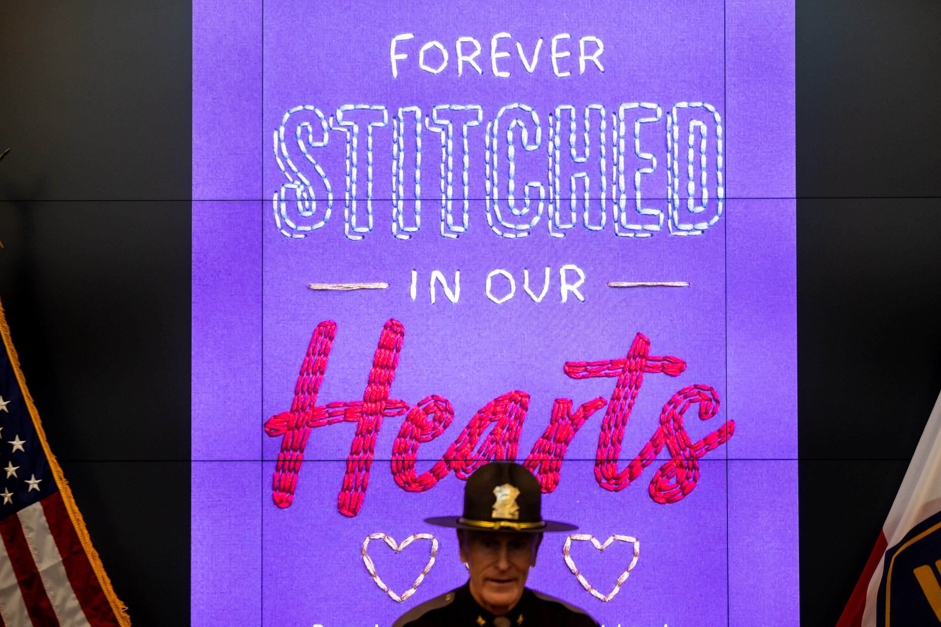 Col. Michael Rapich speaks during the 17th annual Teen Memoriam press conference in Taylorsville on Wednesday. Rapich said parental responsibility to teach safe driving is greater than ever.