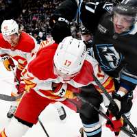 Utah Mammoth win home opener 3-1 over Calgary Flames