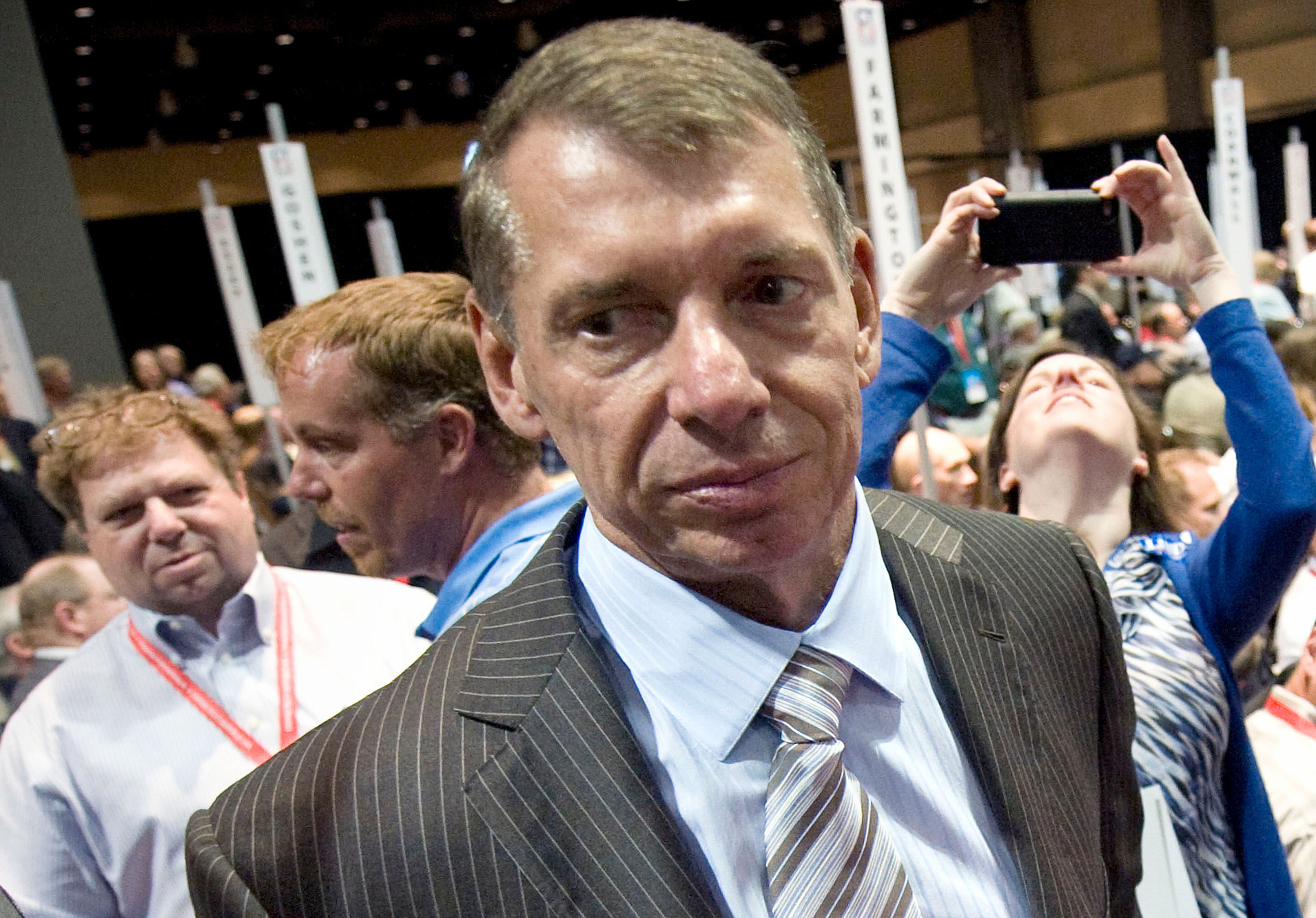 FILE - Vince McMahon attends the Republican state convention in Hartford, Conn., Friday, May 18, 2012.