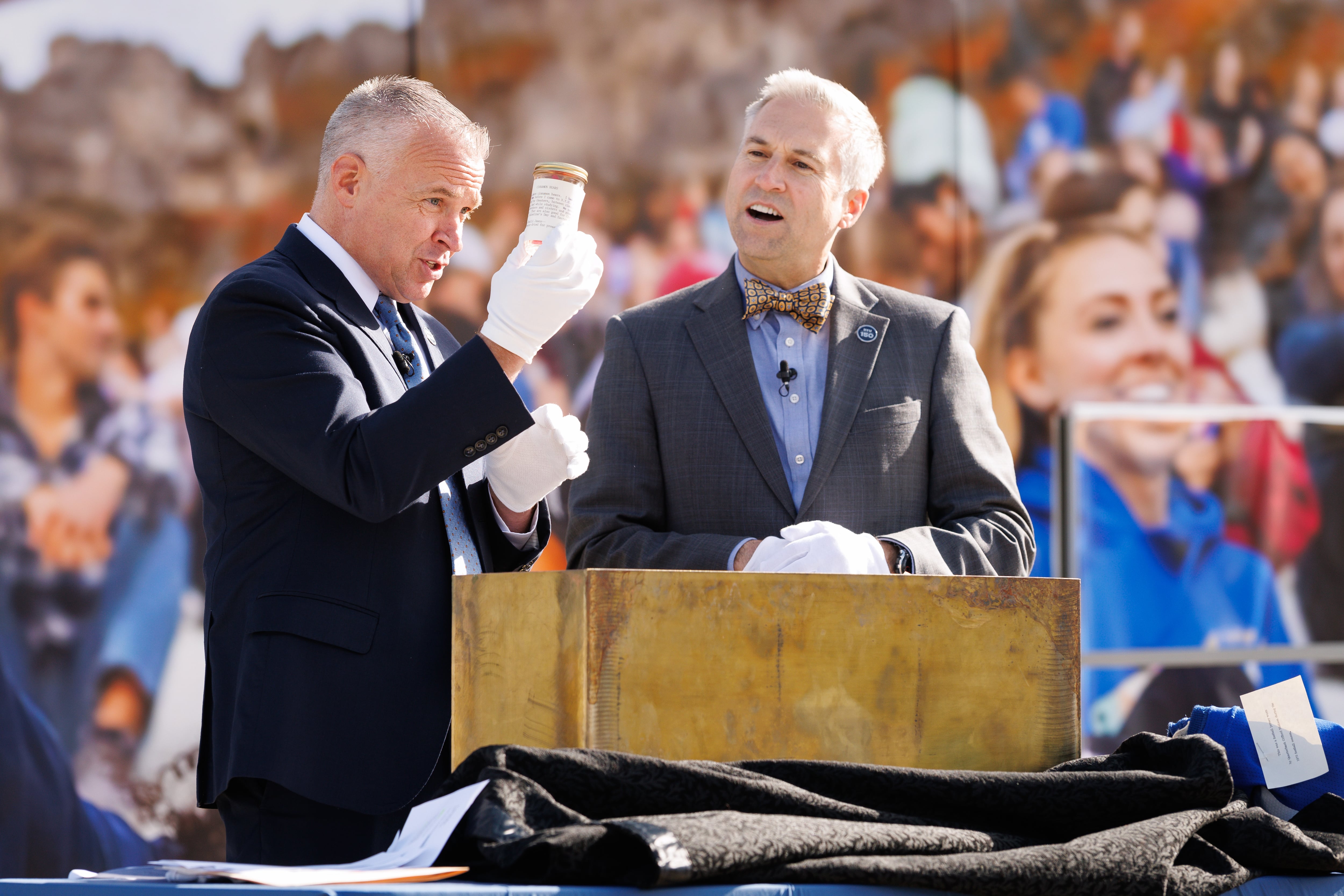 BYU unveiled a 50-year-old time capsule for sesquicentennial. What did it find?