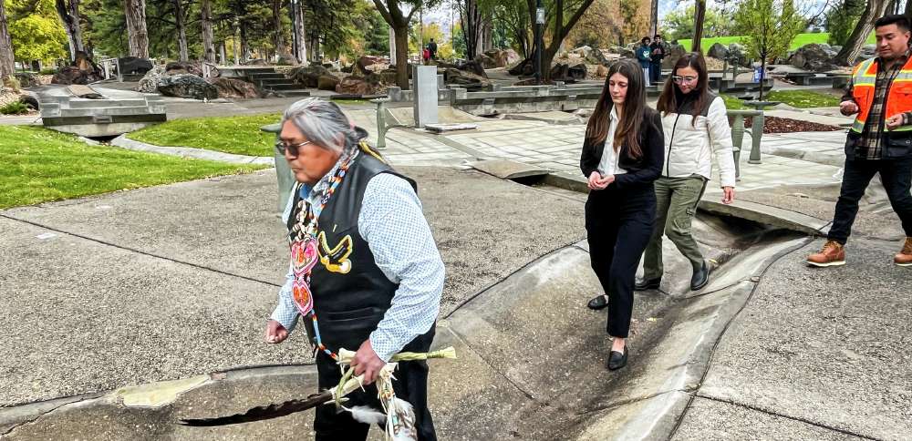 8 years after closure, Liberty Park's old fountain reimagined with deeper meaning