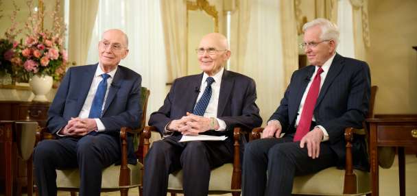 In his first interview, President Oaks calls the faith 'a gospel of happiness and growth'