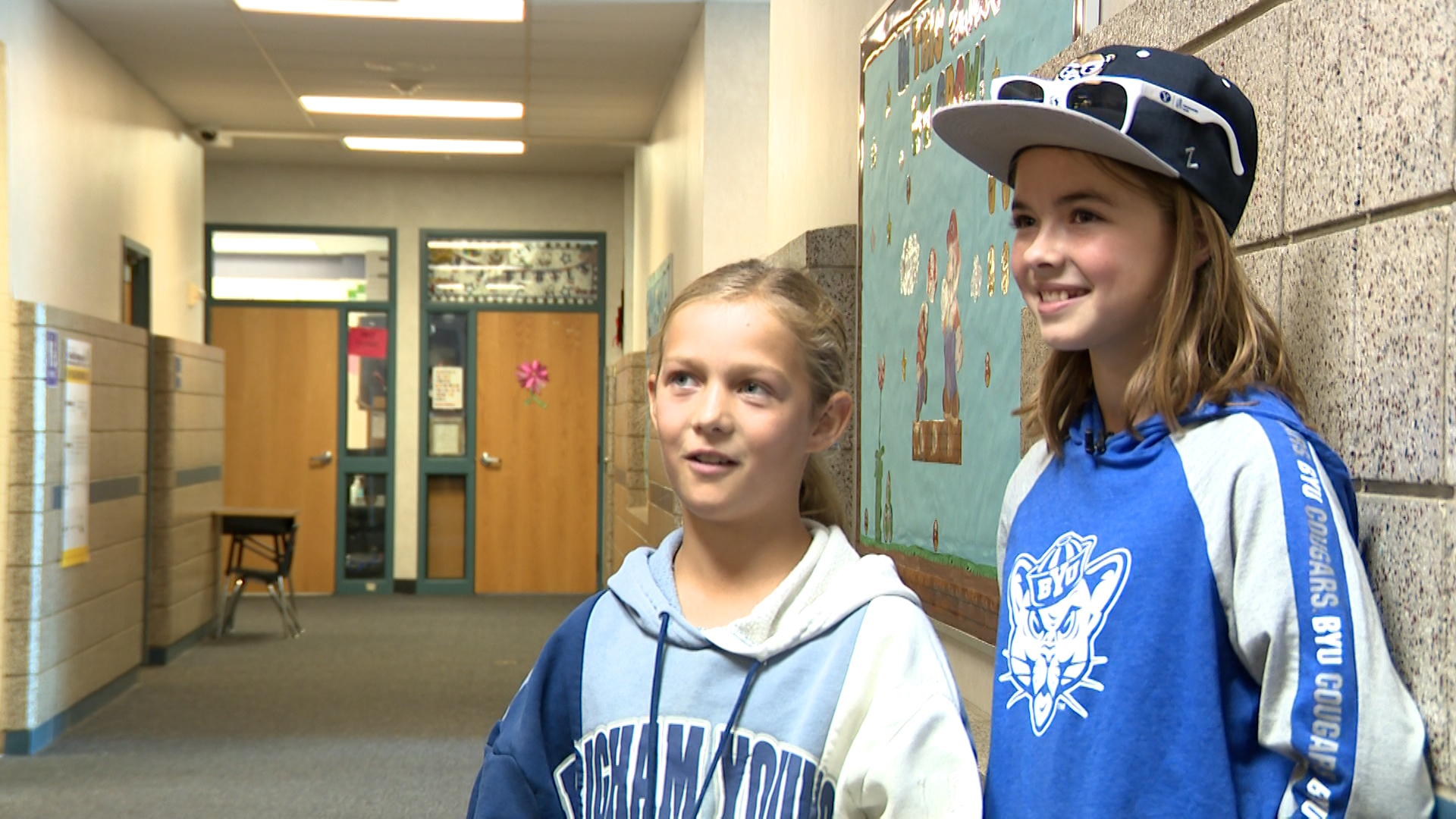 Elsie Houghton and Tatum West talk about their love for BYU football.