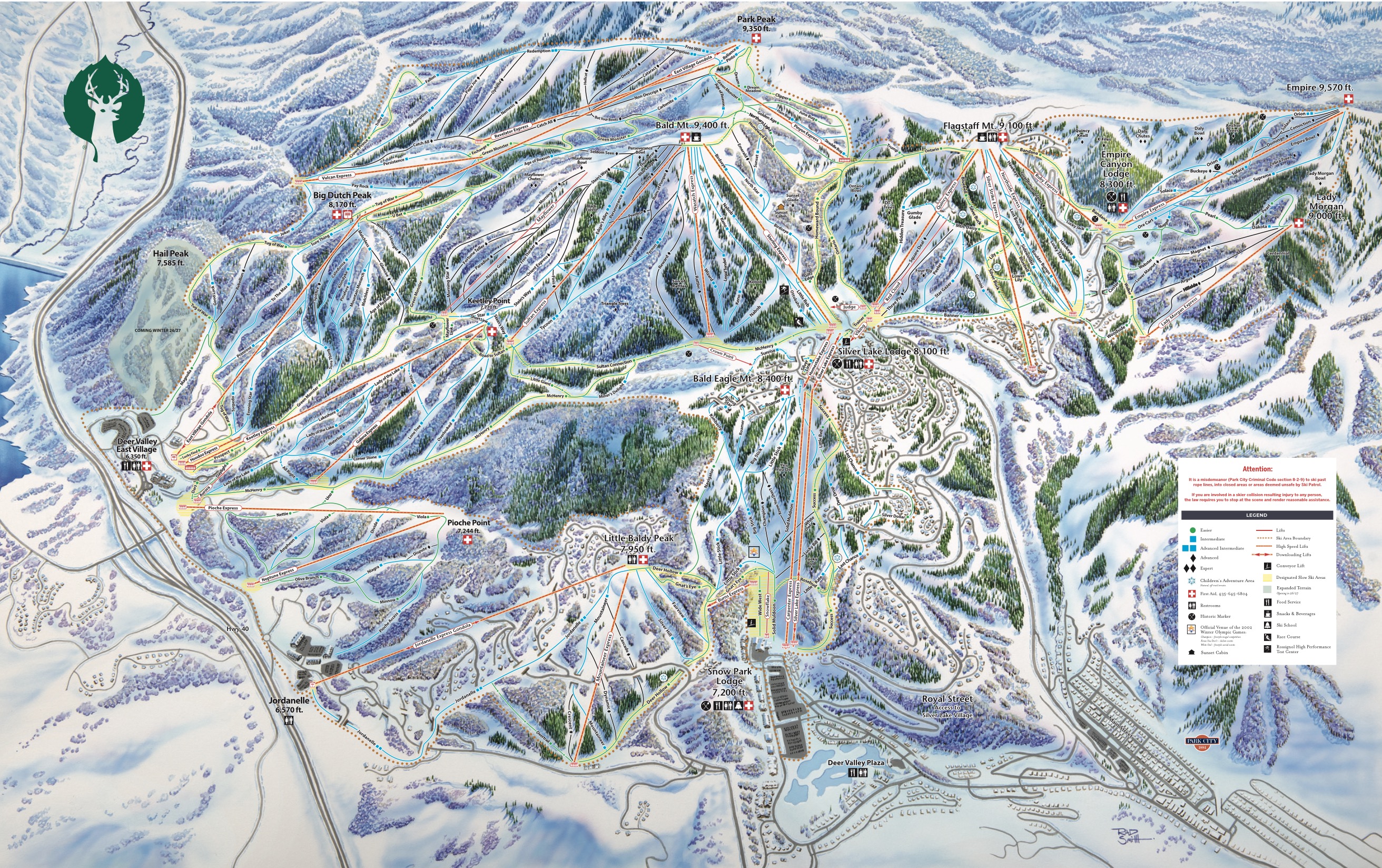 Deer Valley Resort's 2025-26 ski map is released on Friday. The resort said it has doubled its skiable terrain two years after announcing expansion plans.