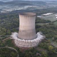 Have You Seen This? Iconic tower turns into a cloud of dust