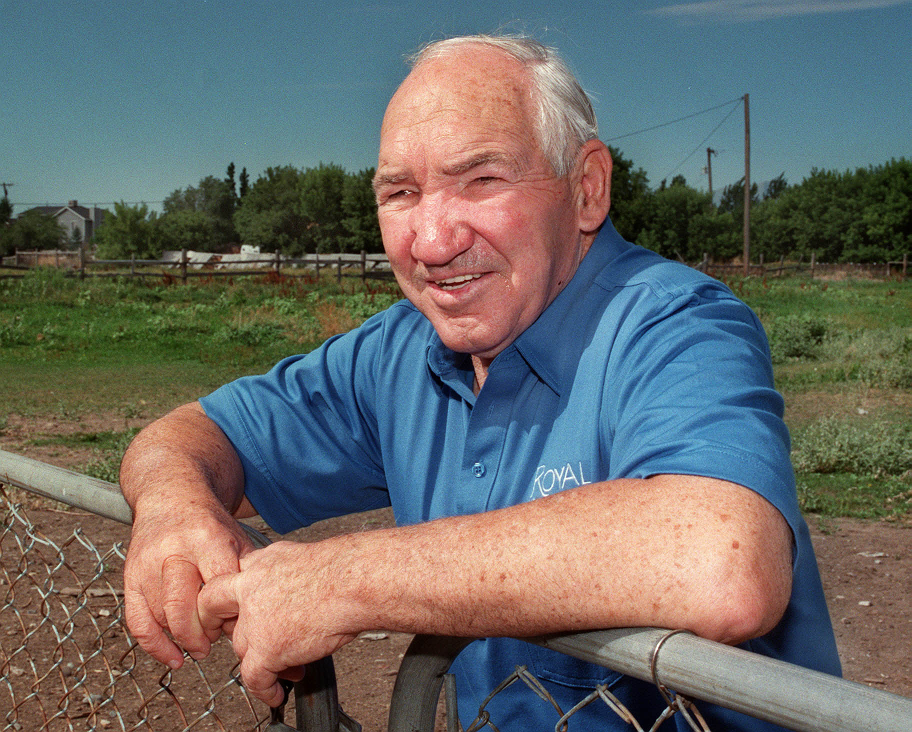 Gene Fullmer, former Middleweight Boxing Champion on Jan. 24, 2002.