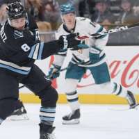 Nick Schmaltz earns 1st Utah Mammoth home hat trick in 6-3 win over San Jose