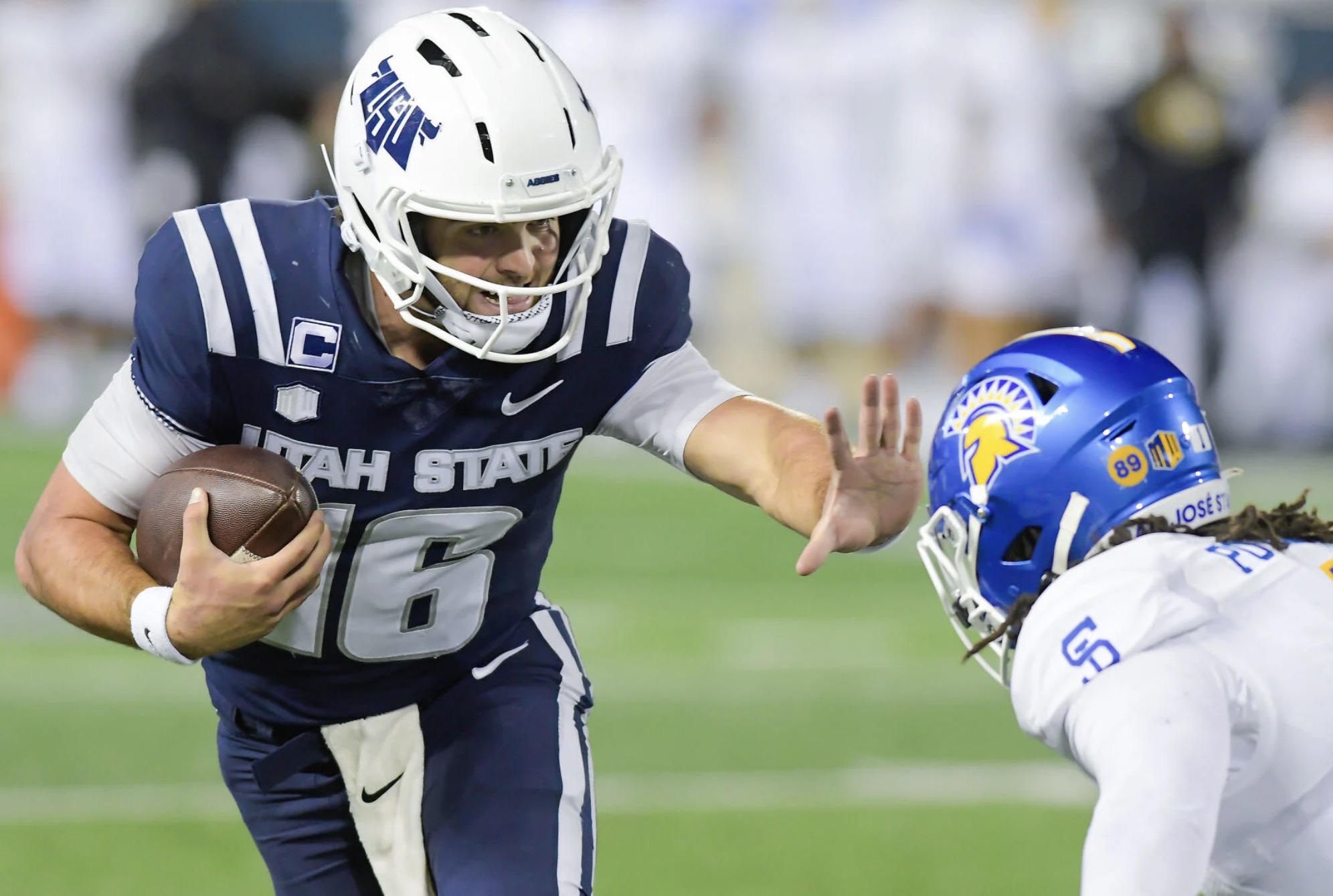 Utah State holds off San Jose State, improves to 4-0 at home