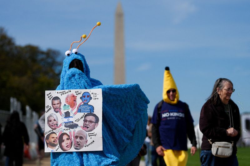'No Kings' protesters emerge en masse nationwide for anti-Trump rallies