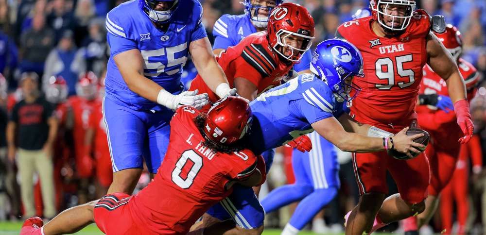 TV info, kickoff time revealed for top-10 BYU-Utah rivalry game