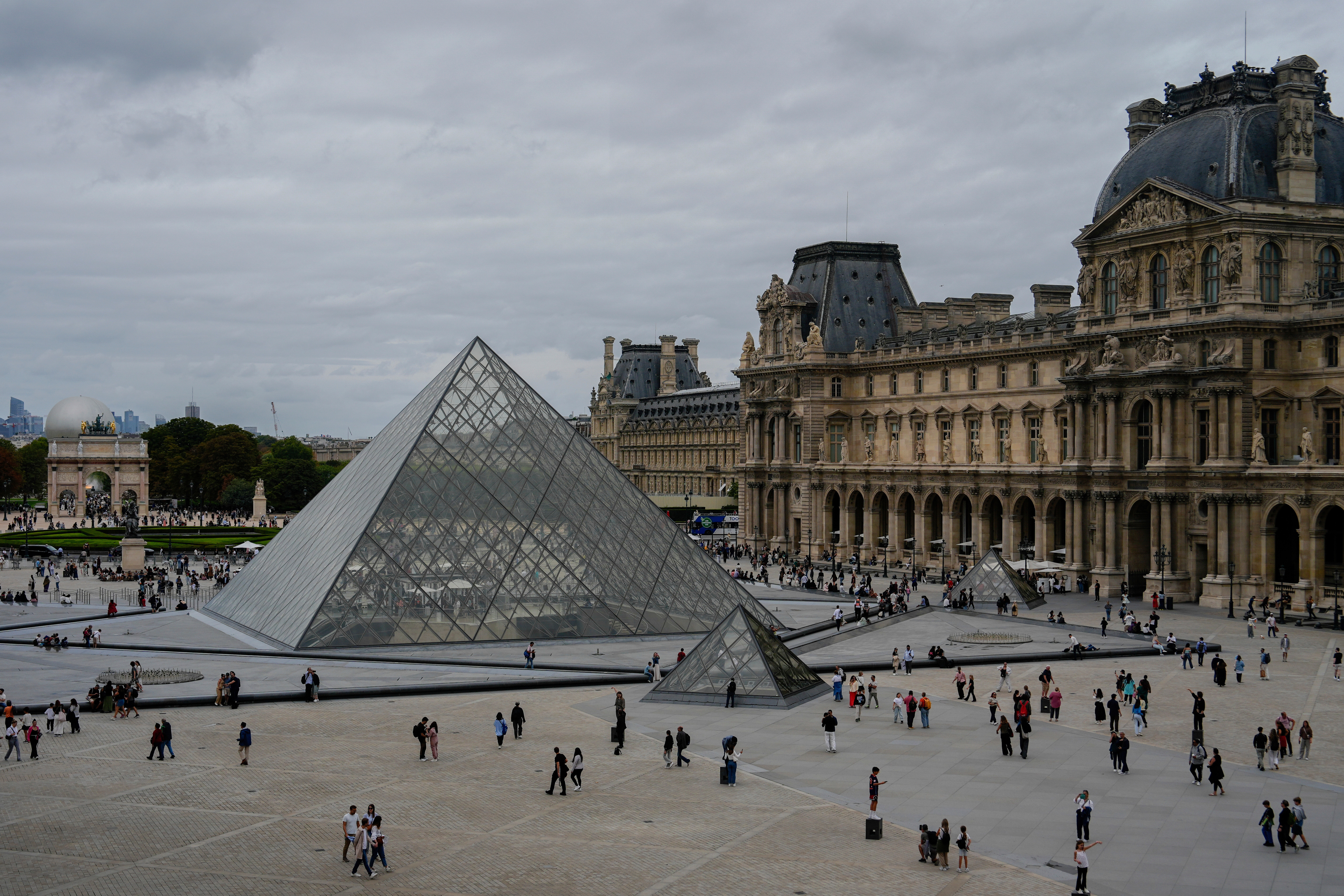 Thieves strike Louvre in brazen jewel heist as the world's most visited museum shuts