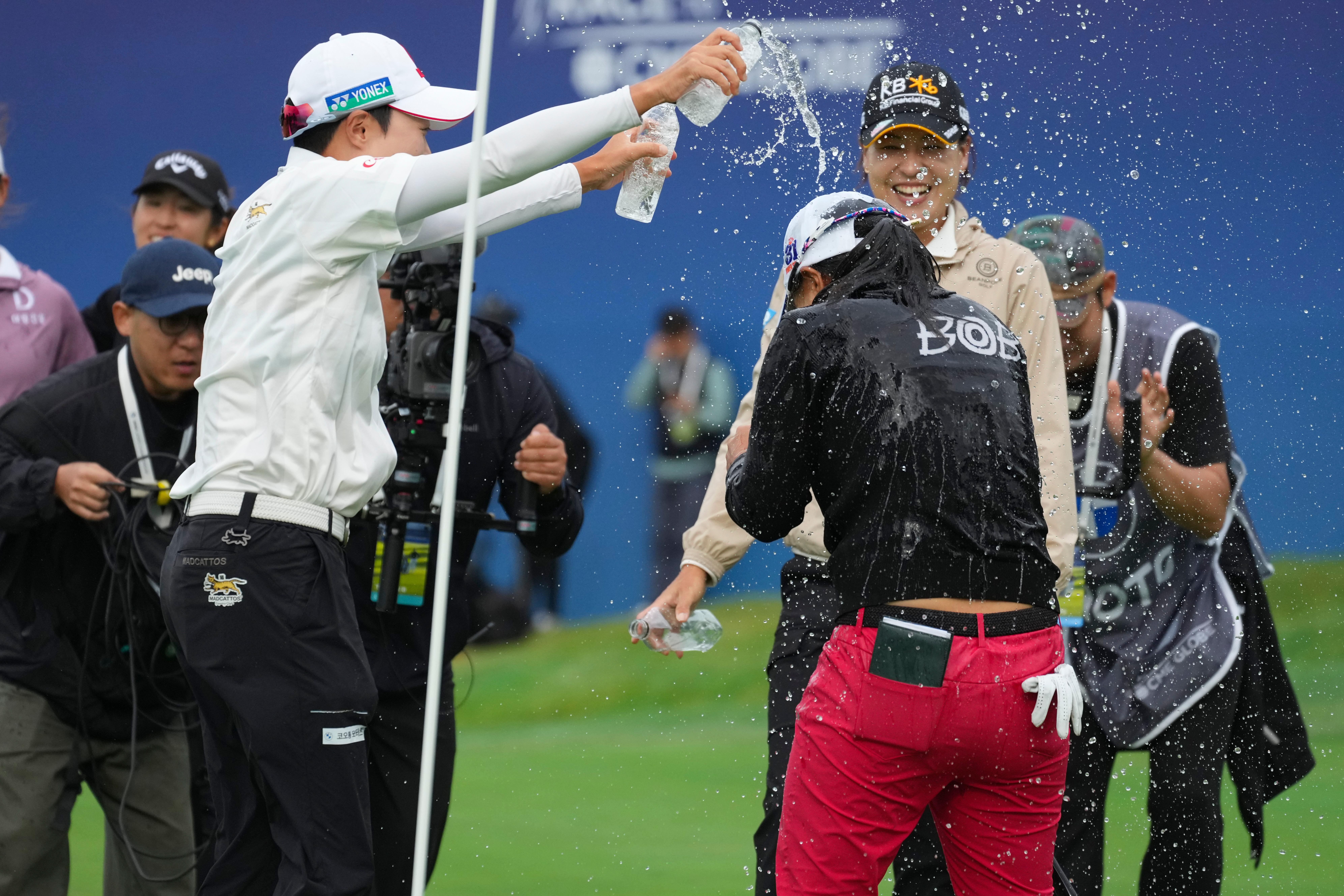 김세영 골프선수 나이 프로필 학력 고향 가족 우승상금 경력 - 김세영 LPGA 우승 축하 장면