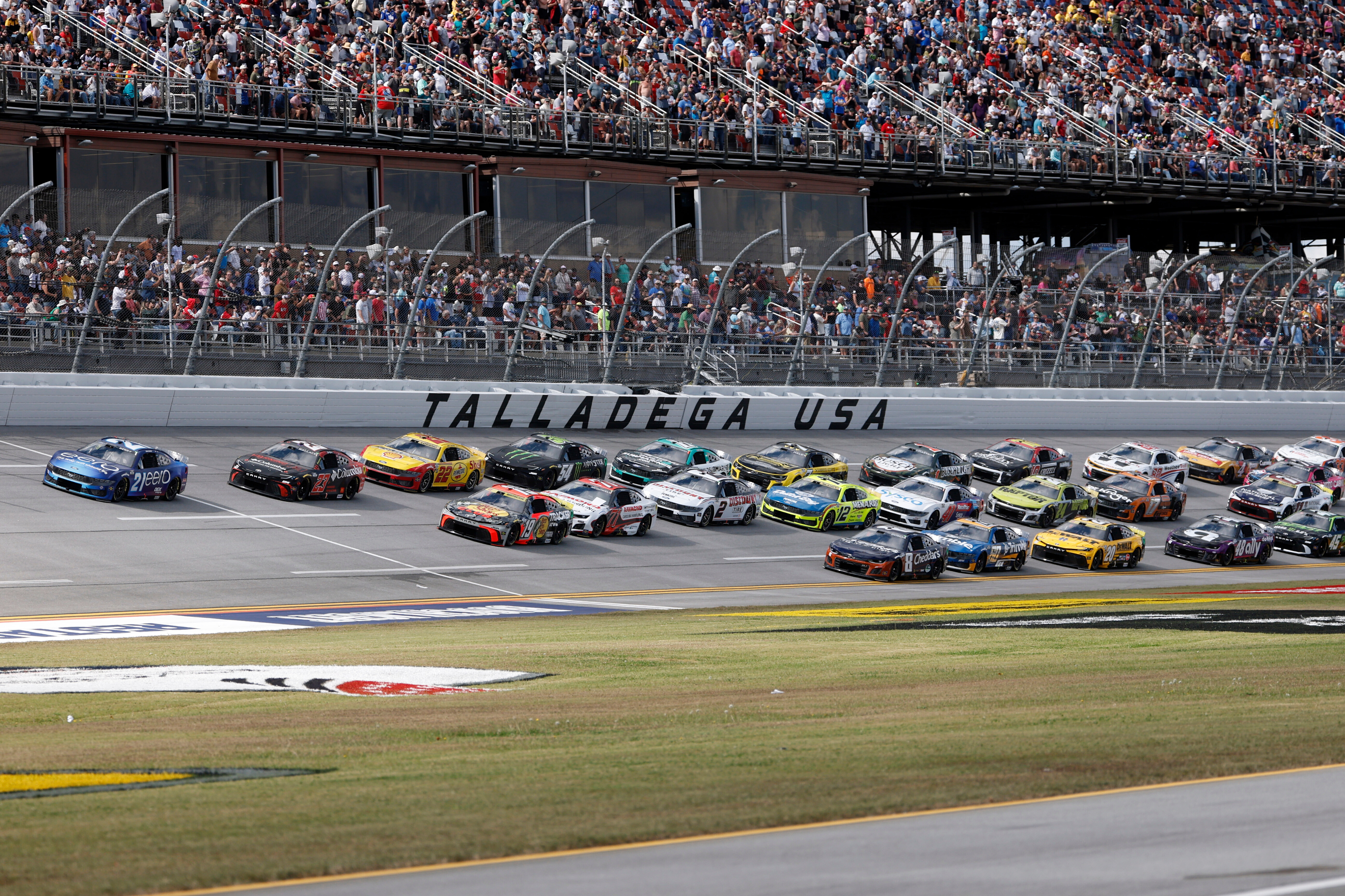 Briscoe gives Joe Gibbs Racing 2nd spot in NASCAR's championship finale with OT win at Talladega