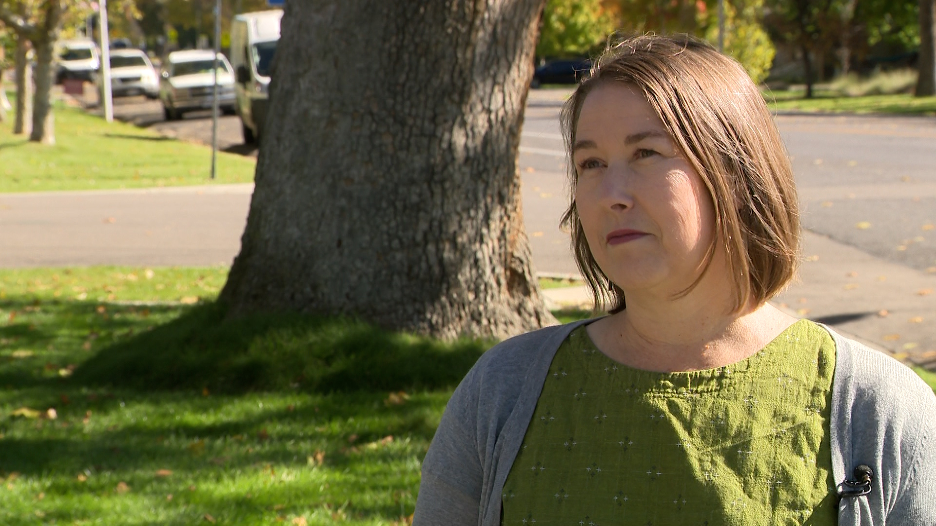 Janell Tuttle, who lives in Provo, speaks with KSL-TV on Monday. She said voting instructions she received were confusing.