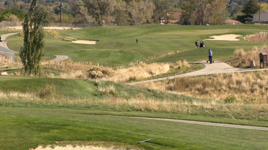 Golfers are shown at The Ridge Golf Course in West Valley City on Monday. Many golfers worry the course will close after the city began conducting a survey.
